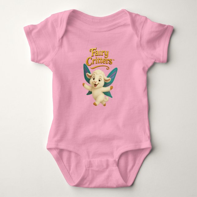 Body Para Bebê Fairy Critters™ Fairy Lamb (Frente)