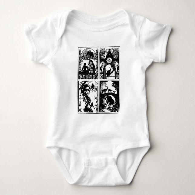 Body Para Bebê Fairy Tale Collection  Baby Bodysuit (Frente)