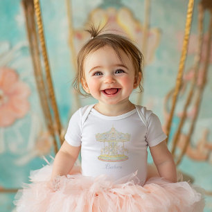 Body Para Bebê Fairytale Vintage Amusement Park