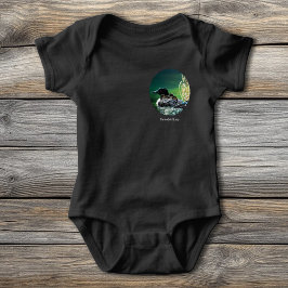 Body Para Bebê Família de mergulhões no lago Butterfield