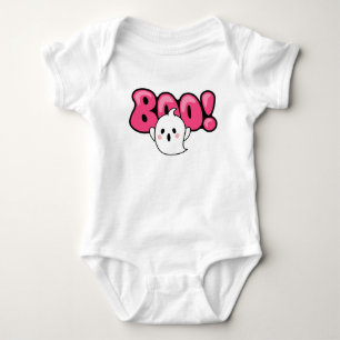 Body Para Bebê Fantasma Bonito Boo