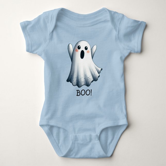 Body Para Bebê Fantasma - BOO (Frente)