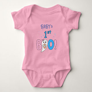 Body Para Bebê Fantasma de desenho animado fofo, 1º BOO do bebê