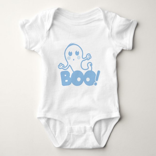 Body Para Bebê Fantasma - vaia! (Azul) (Frente)