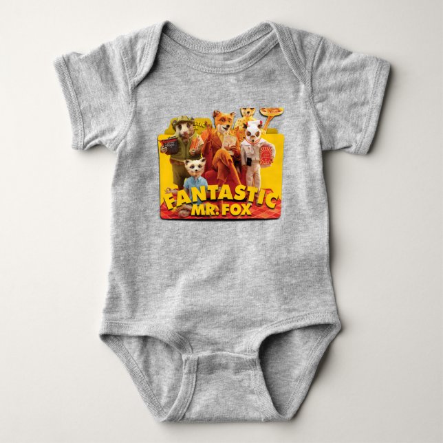 Body Para Bebê Fantástico Sr. Raposo (Frente)