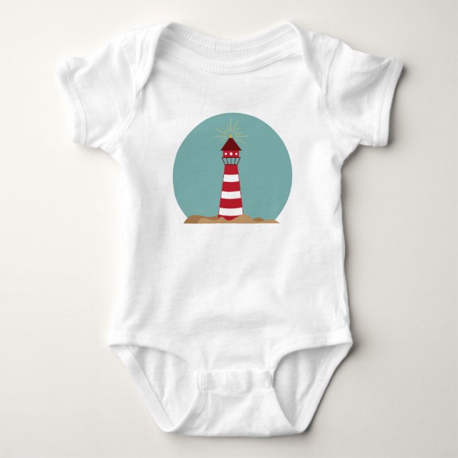 Body Para Bebê Farol (Frente)