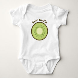 Body Para Bebê Fatia de Fruta Kiwi