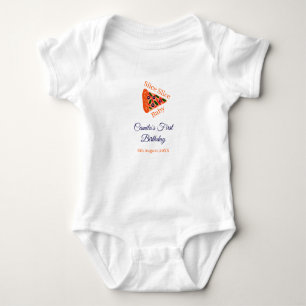 Body Para Bebê Fatia Fatia Fatia pizza de bebê primeiro aniversar