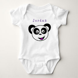 Body Para Bebê fato-corpo engraçado, panda.