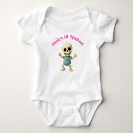 Body Para Bebê Fato de bebê da pai Lil Bonehead
