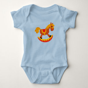 Body Para Bebê Fato de Bebê de Cavalo Fogueiro