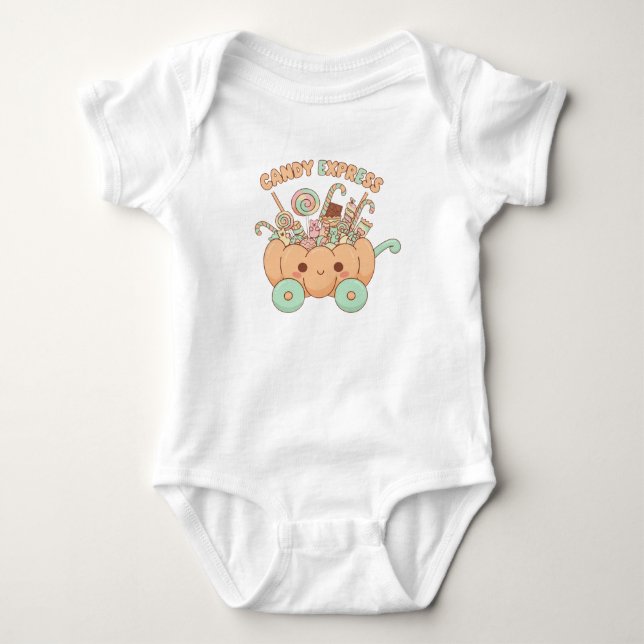 Body Para Bebê Fato De Bebê Expresso E Docinho (Frente)