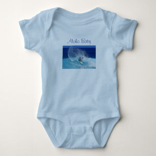 Body Para Bebê Fato de corpo azul para bebês