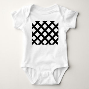 Body Para Bebê Fato De Traição De Bebê (Creme & Preto)