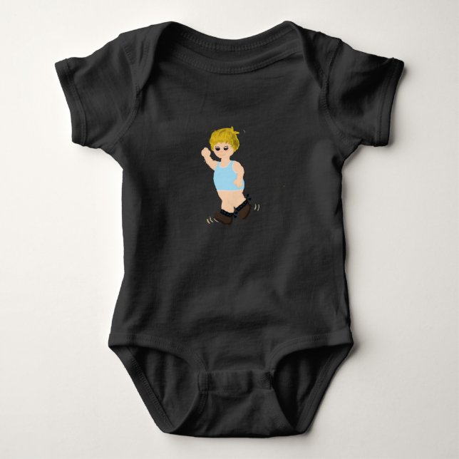 Body Para Bebê Fatos de bebê e peças individuais (Frente)