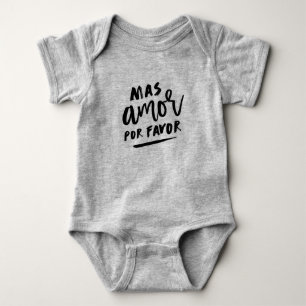 Body Para Bebê Favor do Mas Amor Por