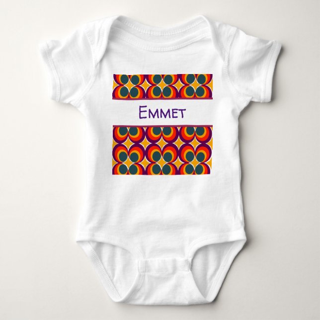 Body Para Bebê Fechos Retroativos (Frente)