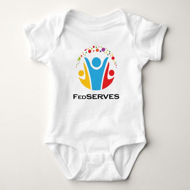 Body Para Bebê FedSERVES Baby Bodysuit (Frente)