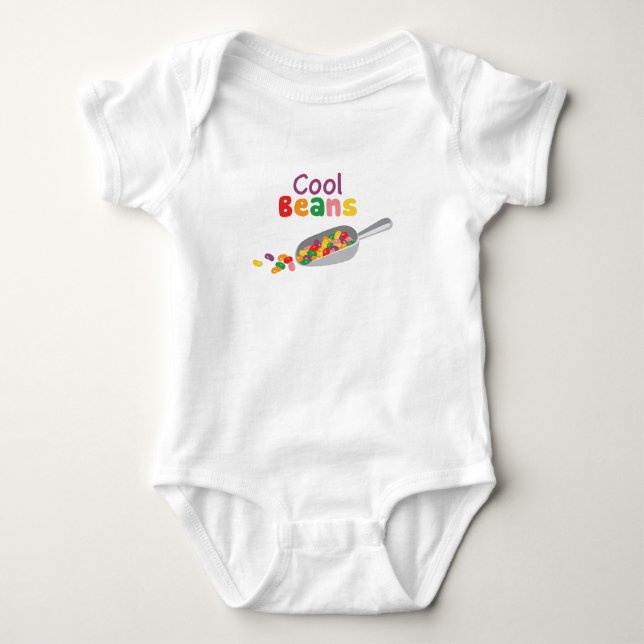 Body Para Bebê Feijões Legal (Frente)