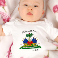 Feita com amor no Haiti/bandeira haitiana