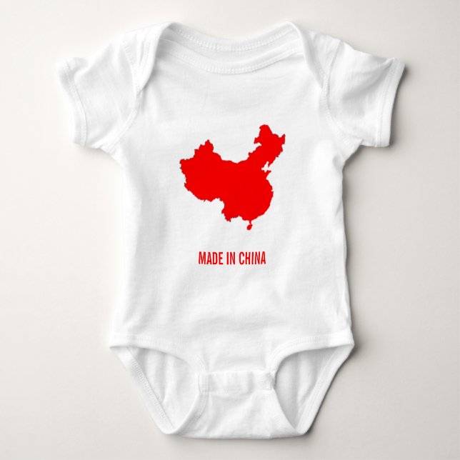 BODY PARA BEBÊ FEITO EM CHINA (Frente)