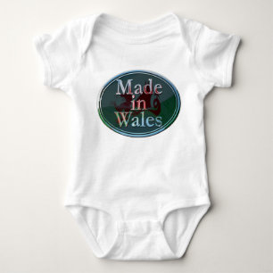 Body Para Bebê Feito no bebê de Wales cresça