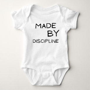 Body Para Bebê Feito por Disciplina Texto Motivacional Design Cam