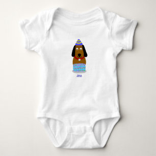 Body Para Bebê Feliz Aniversário, Bebê Jérsei Bodycase