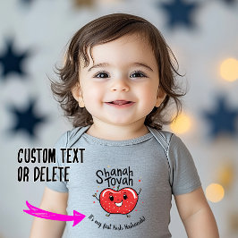 Body Para Bebê 🍎 Feliz Apple Saúde com texto personalizado