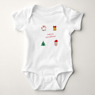 Body Para Bebê feliz bebê de natal