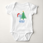 Body Para Bebê Feliz Chrismukkah Menorah e Papais noeis Baby Body<br><div class="desc">Feliz de Chrismukkah,  design moderna,  com uma estrela de David numa árvore de Natal e um Chapéu Santa num Menorah.</div>