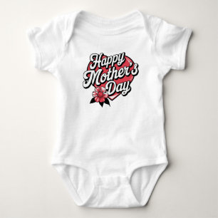Body Para Bebê Feliz Dia das Mães