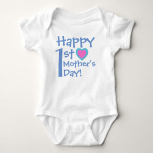 Body Para Bebê Feliz Dia de as mães de 1rua de biquíni