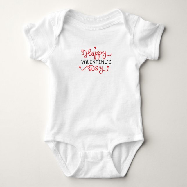 Body Para Bebê Feliz dia de os namorados (Frente)