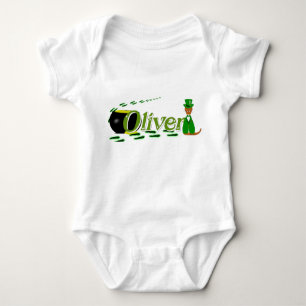 Body Para Bebê Feliz Dia de São Patrício Oliver