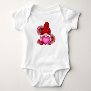 Body Para Bebê Feliz Dia dos Namorados com Valente de Girassol-Le