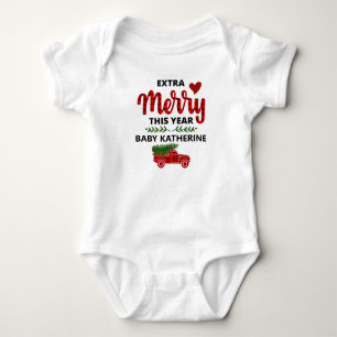 Body Para Bebê Feliz Extra Este Ano Anúncio De Gravidez