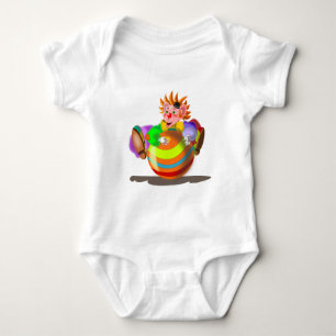 Body Para Bebê Feliz Fato De Bebê De Palhaço - Circo
