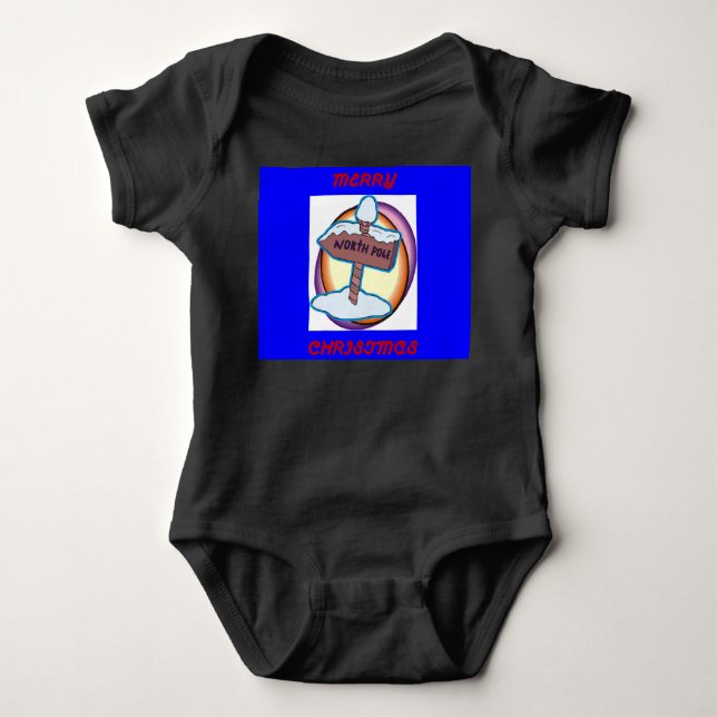 Body Para Bebê Feliz Natal (Frente)