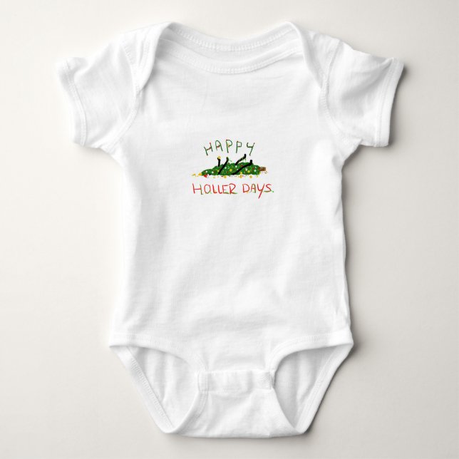 Body Para Bebê Feliz Natal 1 - Ó árvore de Natal. (Frente)