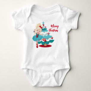 Body Para Bebê Feliz Natal Bebê Roupa