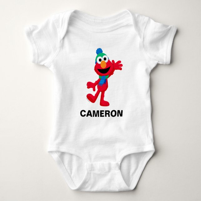Body Para Bebê Feliz Natal do Elmo (Frente)