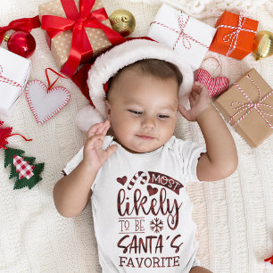 Body Para Bebê Feliz Natal Mais Provável De Ser O Pantas Favorito