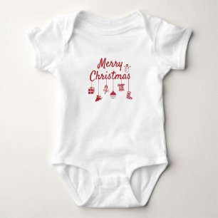 Body Para Bebê Feliz Natal Ornaments