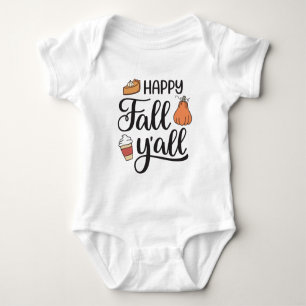 Body Para Bebê Feliz outono Y