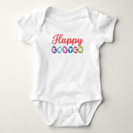 Body Para Bebê Feliz Páscoa