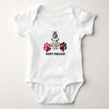 Feliz Pawliday - Bodysuit de Natal para Bebê