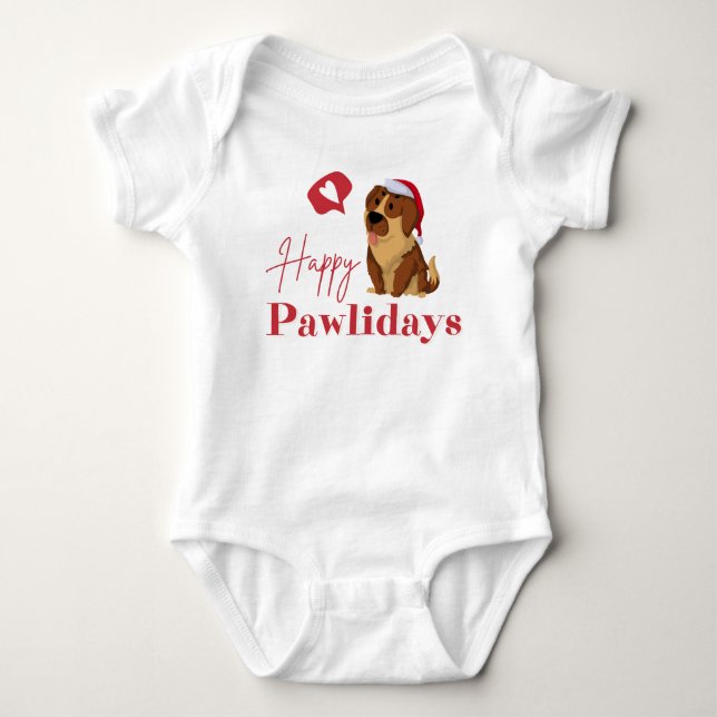 Body Para Bebê Feliz pawlydias (Frente)