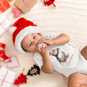 Body Para Bebê Feliz Puffin, personalizado