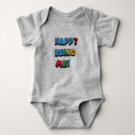 Body Para Bebê Feliz Ser Eu